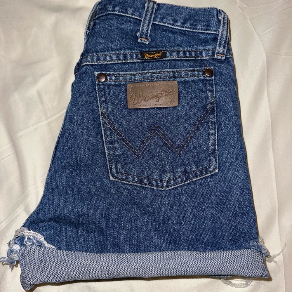Wrangler Blue Denim Shorts